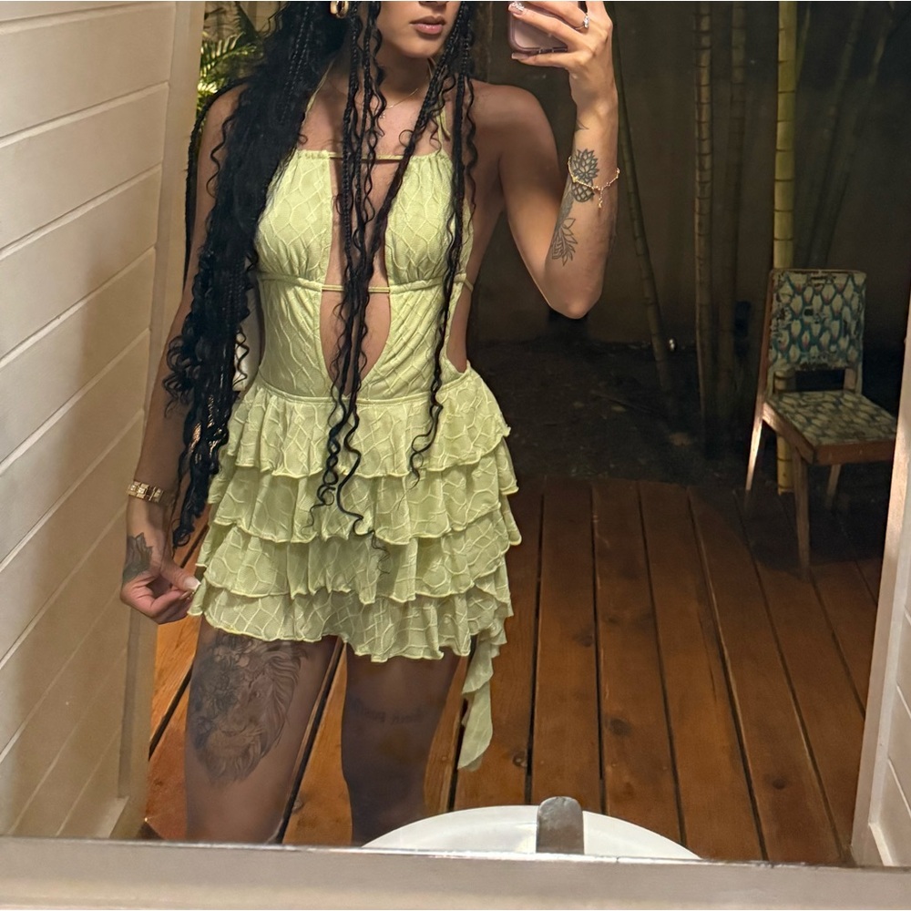 Fashion Nova Textured Mini Dress